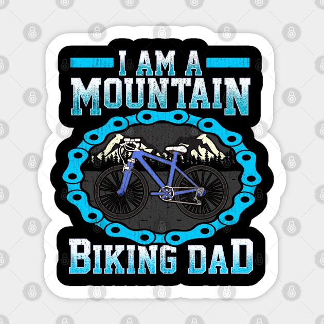 Mountain Bike Dad Gift For Cycling Fan Father Sticker by Tenh